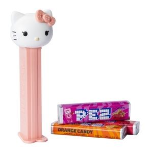 Hello Kitty PEZ Dispenser with 3 Flavors Candy